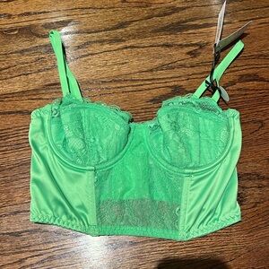Green Corset Top